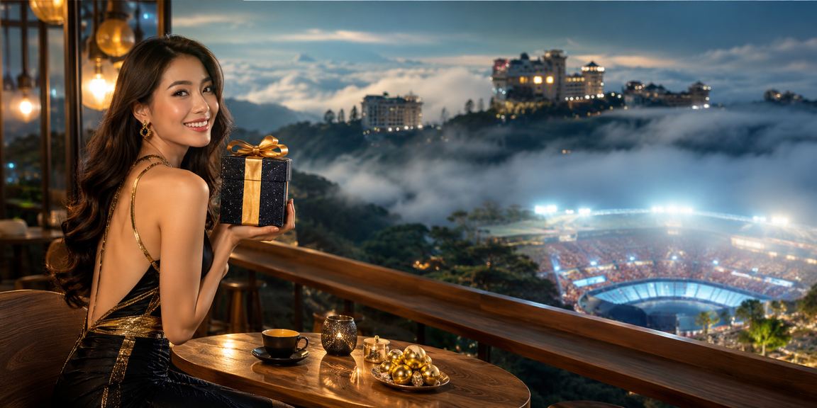 Suasana loteri dan permainan di Genting Highlands dengan gaya Malaysia